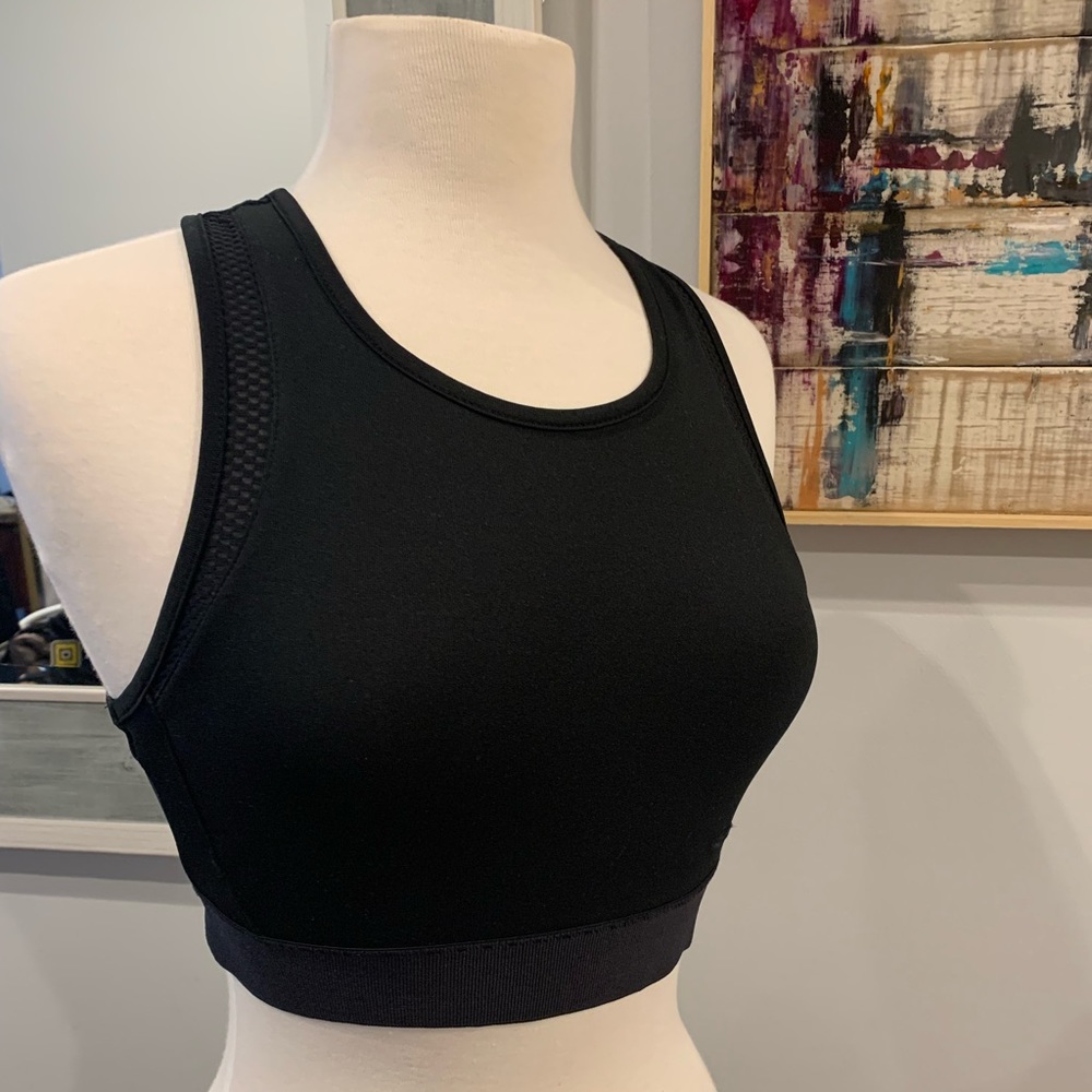 Champion yoga black sports bra size small